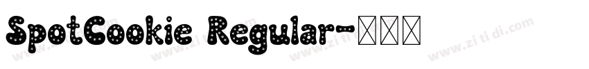 SpotCookie Regular字体转换